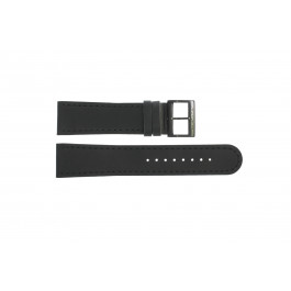 Bracelet de montre Mondaine BM20054-W Cuir Noir 22mm