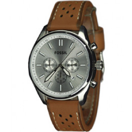 Bracelet de montre Fossil BQ2073 Cuir Brun 22mm