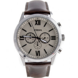 Bracelet de montre Fossil BQ2094 Cuir Brun 26mm