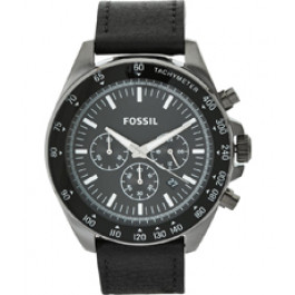 Bracelet de montre Fossil BQ2170 Cuir Noir 20mm