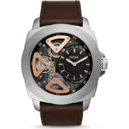 Bracelet de montre Fossil BQ2206 Cuir Brun 24mm