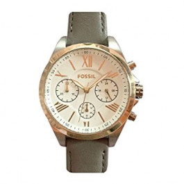 Fossil bracelet de montre BQ3119 Cuir Gris + coutures grises