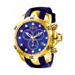 Bracelet de montre Invicta 6113.01 Caoutchouc Bleu