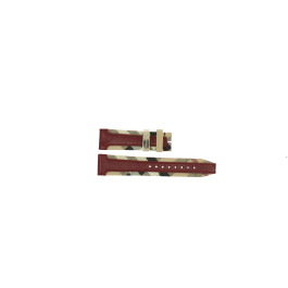 Bracelet de montre Burberry BU9017 Cuir Rouge 20mm