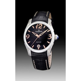 Bracelet de montre Candino C4419-3 Cuir Noir