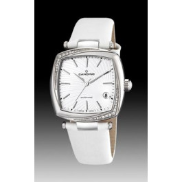 Bracelet de montre Candino C4484-1 Cuir Blanc