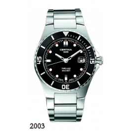 Bracelet de montre Certina C605007520 / X-02 / C26071814261 Acier inoxydable Acier 15mm