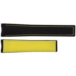 Bracelet de montre Tag Heuer CAY218A / FC6361 Nylon Noir 21.5mm