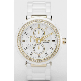 Bracelet de montre Fossil CE1012 Céramique Blanc