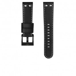 Bracelet de montre TW Steel CEB107 Cuir Noir 22mm