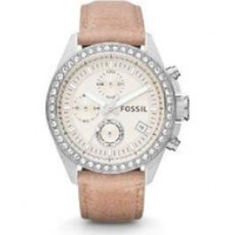 Bracelet de montre Fossil CH2854 Cuir Beige 22mm