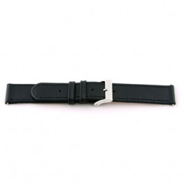 Bracelet de montre Universel E100 Cuir Noir 16mm
