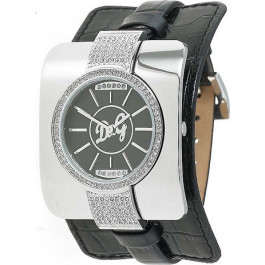 Bracelet de montre Dolce & Gabbana DW0161 Cuir croco Noir 10mm