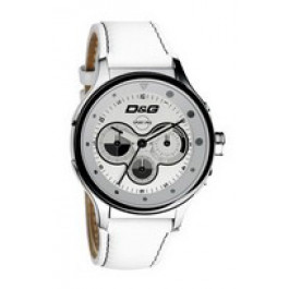 Bracelet de montre Dolce & Gabbana DW0212 / F360003712 Cuir Blanc 20mm