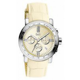 Bracelet de montre Dolce & Gabbana DW0678 Cuir Beige 22mm