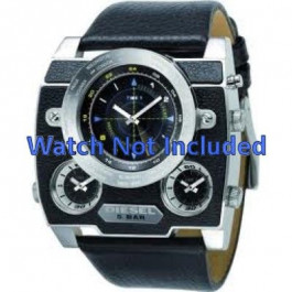 Bracelet de montre Diesel DZ1243 Cuir Noir 37mm