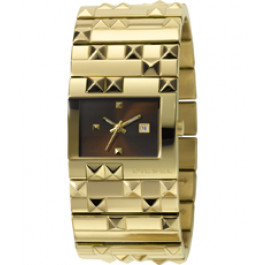 Bracelet de montre Diesel DZ5144 Acier inoxydable Plaqué or 30mm