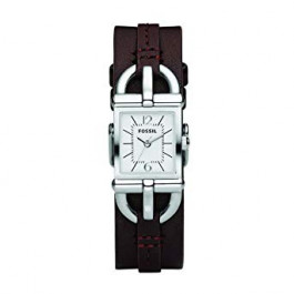 Bracelet de montre Fossil ES2637 Cuir Brun 7mm