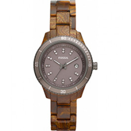 Bracelet de montre Fossil ES3091 Plastique Brun 14mm