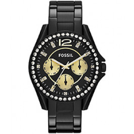 Bracelet de montre Fossil ES3205 Acier inoxydable Noir 18mm