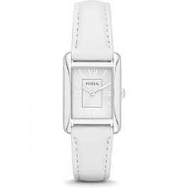 Bracelet de montre Fossil ES3516 Cuir Blanc 16mm