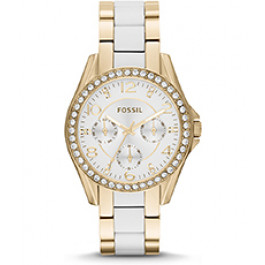 Bracelet de montre Fossil ES3527 Acier Plaqué or 18mm