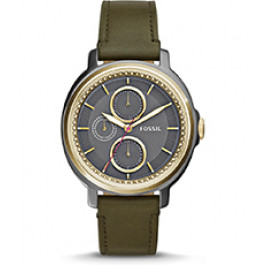Bracelet de montre Fossil ES3833 Cuir Vert 18mm
