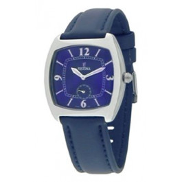 Bracelet de montre Festina F16041-6 Cuir Bleu 22mm