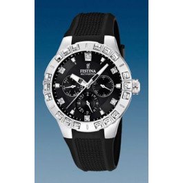 Bracelet de montre Festina F16559-6 Caoutchouc Noir 15mm