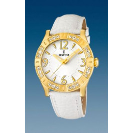 Bracelet de montre Festina F16580-1 Cuir Ivoire 20mm