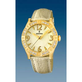 Bracelet de montre Festina F16580-2 Cuir Beige