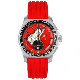 Bracelet de montre Jacques Lemans F5015E Caoutchouc Rouge 22mm