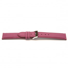 Bracelet de montre Universel F703 Saffiano Cuir Rose 18mm