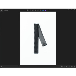 Bracelet de montre Tag Heuer FC6364 Cuir Noir