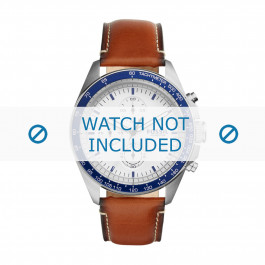 Bracelet de montre Fossil CH3029 / CH3022 Cuir Brun 22mm