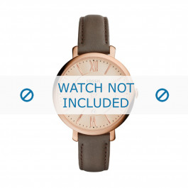 Bracelet de montre Fossil ES3707 Cuir Gris 14mm