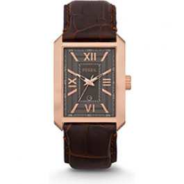 Bracelet de montre Fossil FS4653 Cuir Brun 24mm