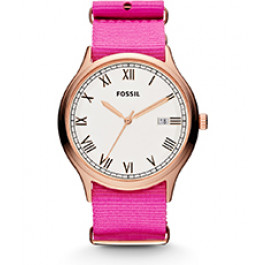 Bracelet de montre Fossil FS4801 Textile Rose 22mm