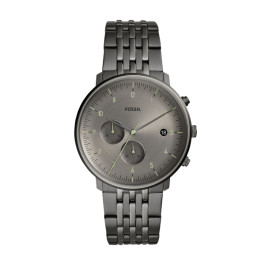 Bracelet de montre Fossil FS5490 Acier inoxydable Gris anthracite 22mm