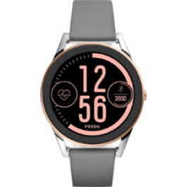 Bracelet de montre Fossil FTW7001 Silicone Gris 20mm