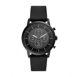 Bracelet de montre Fossil FTW7010 Plastique Noir 22mm