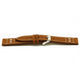 Bracelet de montre Universel H367 Cuir Cognac 22mm