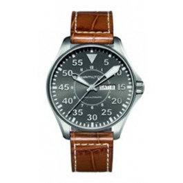 Bracelet de montre Hamilton H64715885 / H600647102 Cuir Cognac 22mm