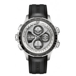 Bracelet de montre Hamilton H0017772635101 / H600777107 Caoutchouc Noir 22mm