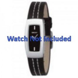 Bracelet de montre DKNY NY3296 Cuir Noir 15mm