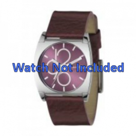 Bracelet de montre DKNY NY3426 Cuir Bordeaux 24mm