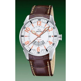 Bracelet de montre Jaguar J628/1 Cuir croco Brun