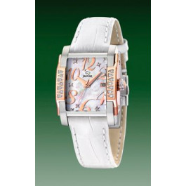 Bracelet de montre Jaguar J648-3 Cuir Blanc