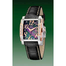 Bracelet de montre Jaguar J648-4 Cuir Noir