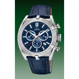 Bracelet de montre Jaguar J857-2 Cuir Bleu 3mm